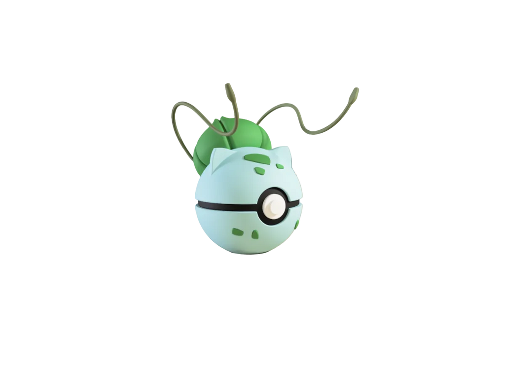 Poké Ball-like object with 'N3D' branding.