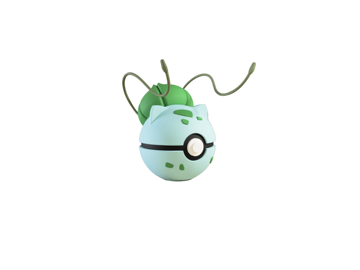 Poké Ball-like object with 'N3D' branding.