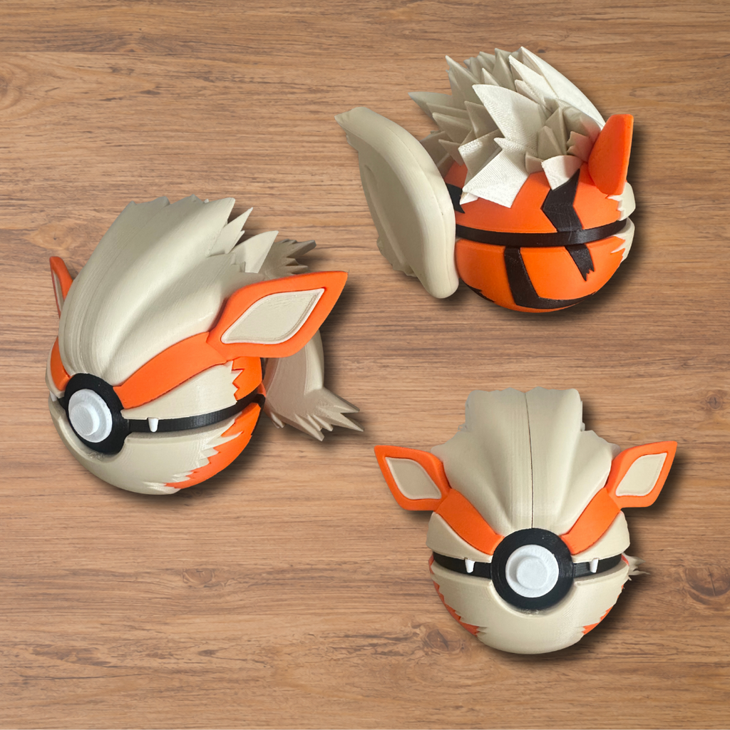 Arcanine Monster Ball (N3D)