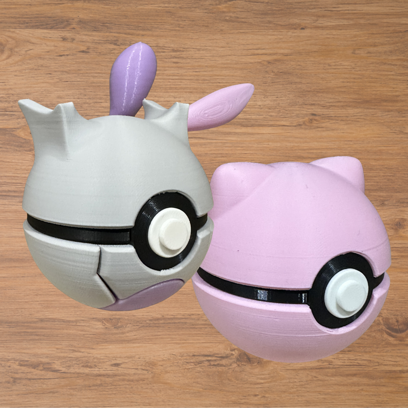 Mew & Mewtwo
