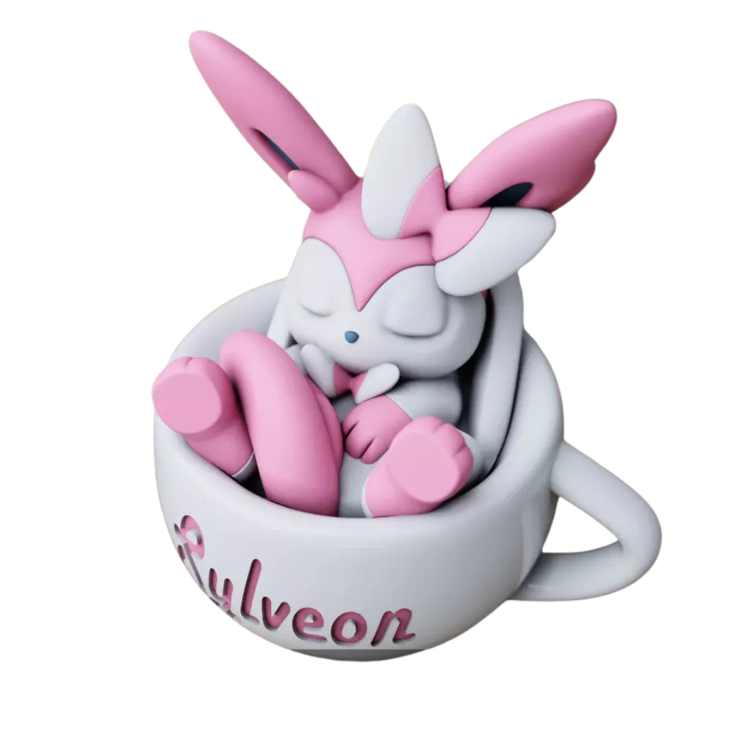Sylveon Sleeping Teacup