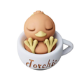 Torchic Sleeping Teacup